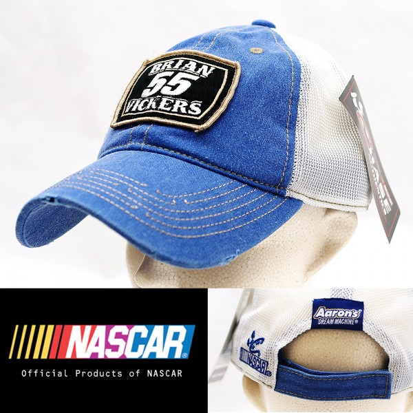 メッシュキャップ 帽子 メンズ NASCAR Chase Authentics Adjustable Hat ロイヤルブルー 1585918-RBLU-WHT USA アメリカ モータースポーツ_正規 NASCAR 公式キャップ！