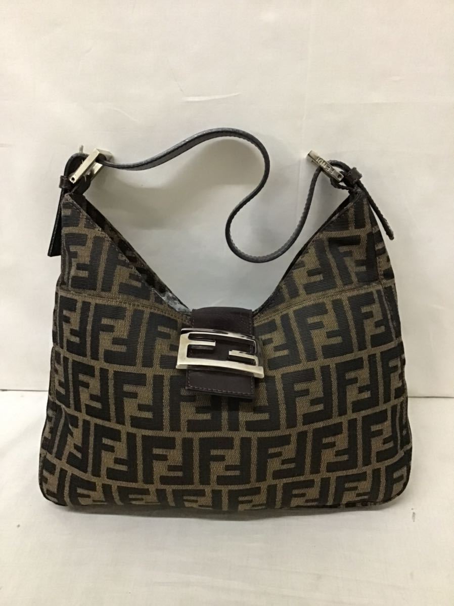 20220820【FENDI】フェンディ ショルダーバッグ ズッカ柄 マンマ