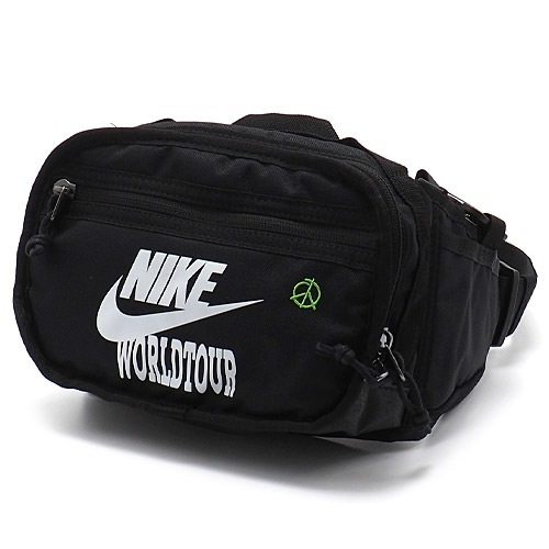  last Nike world Tour body bag inspection shoulder bag waist bag second bag pouch Golf leisure travel black / black 