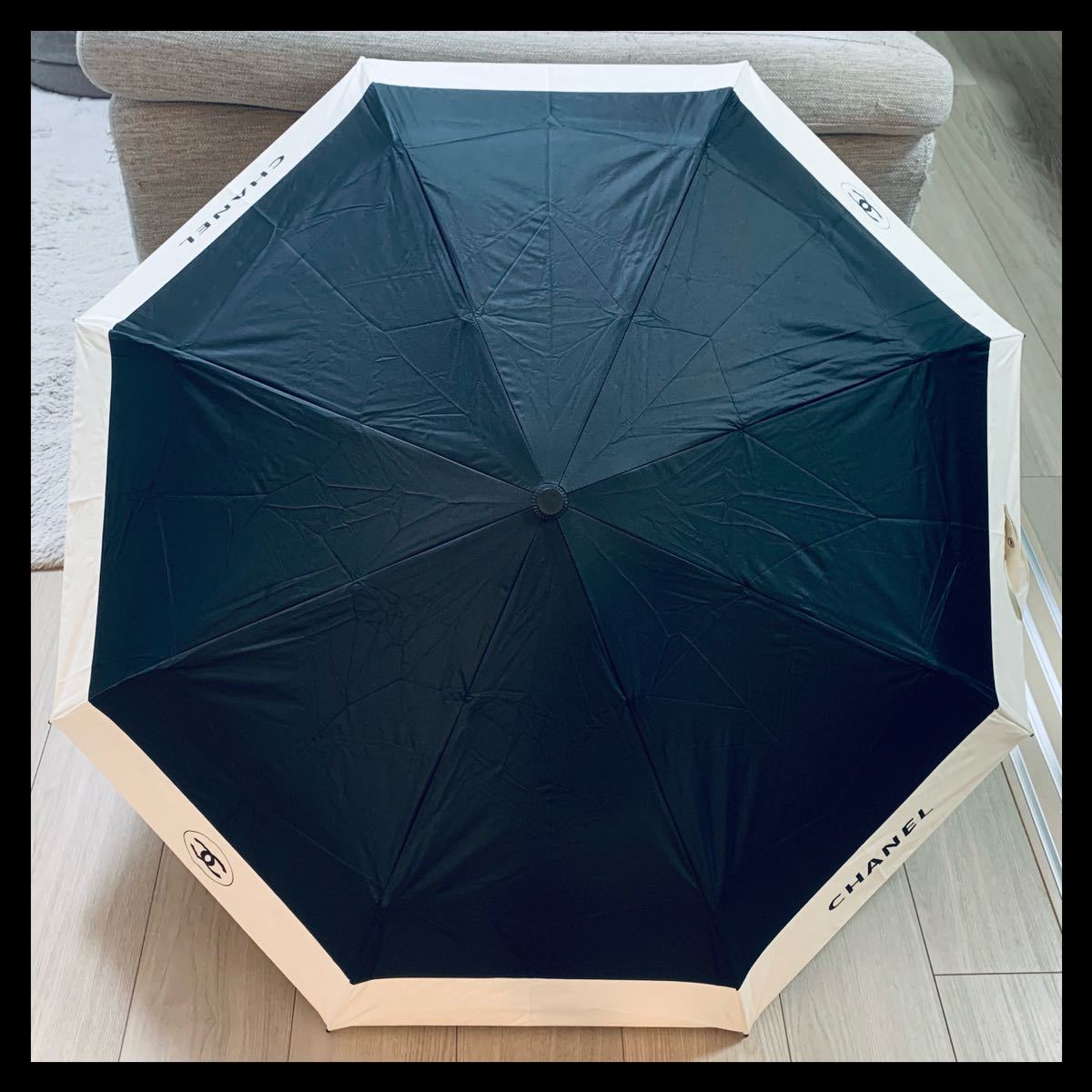 CHANEL シャネル 晴雨兼用 折りたたみ傘
