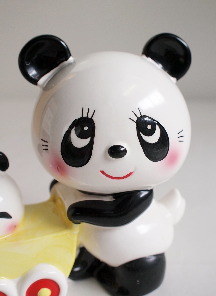 新品本物】 パンダ親子貯金箱 レトロ 内藤ルネ tdh-latinoamerica.de