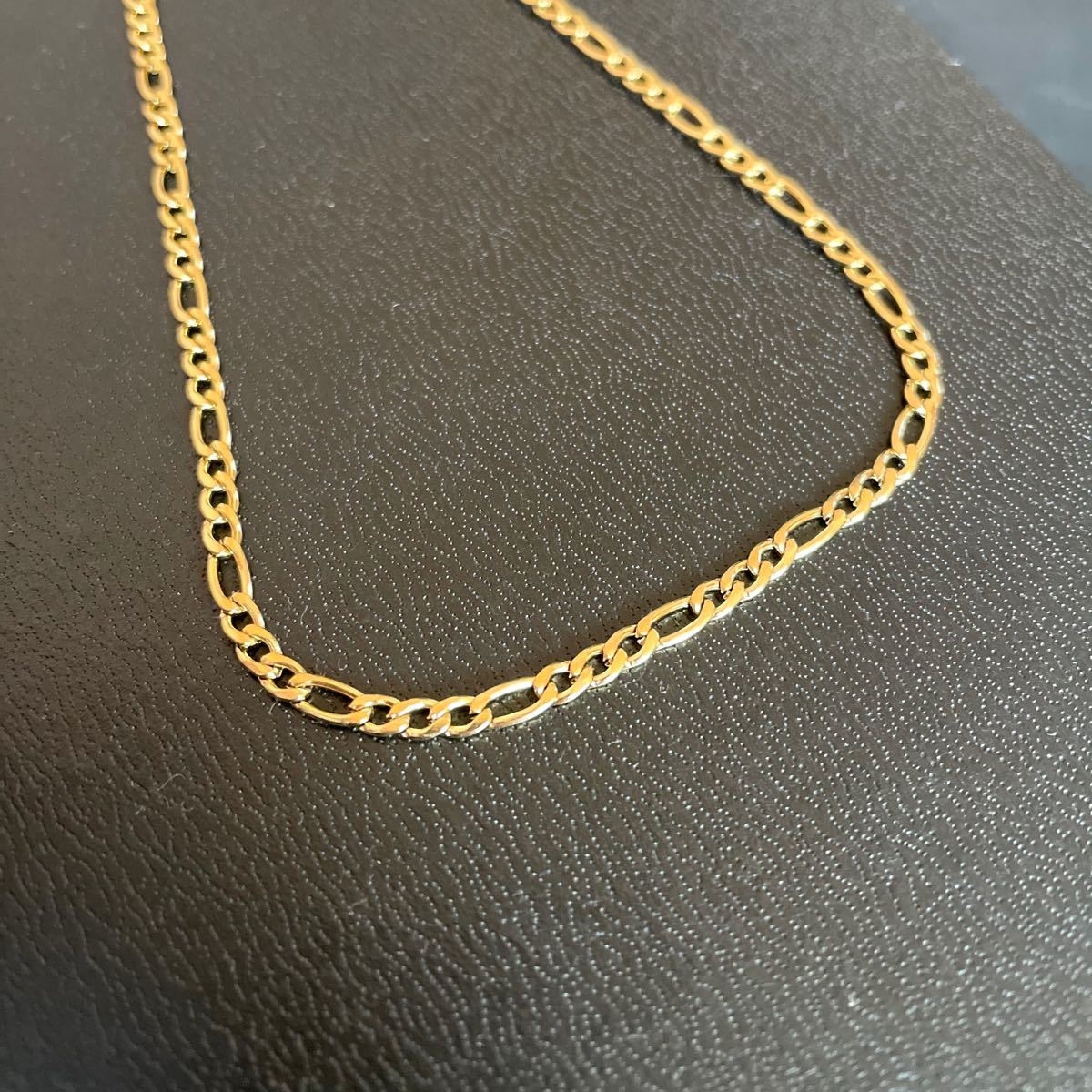 PayPayフリマ|ネックレス ステンレス製 stainless steel フィガロチェーン 45cm 幅3mm 金 ゴールド GOLD 男女兼用 PayPayフリマ|ネックレス ステンレス製 stainless steel フィガロチェーン 45cm 幅3mm 金 ゴールド GOLD 男女兼用
