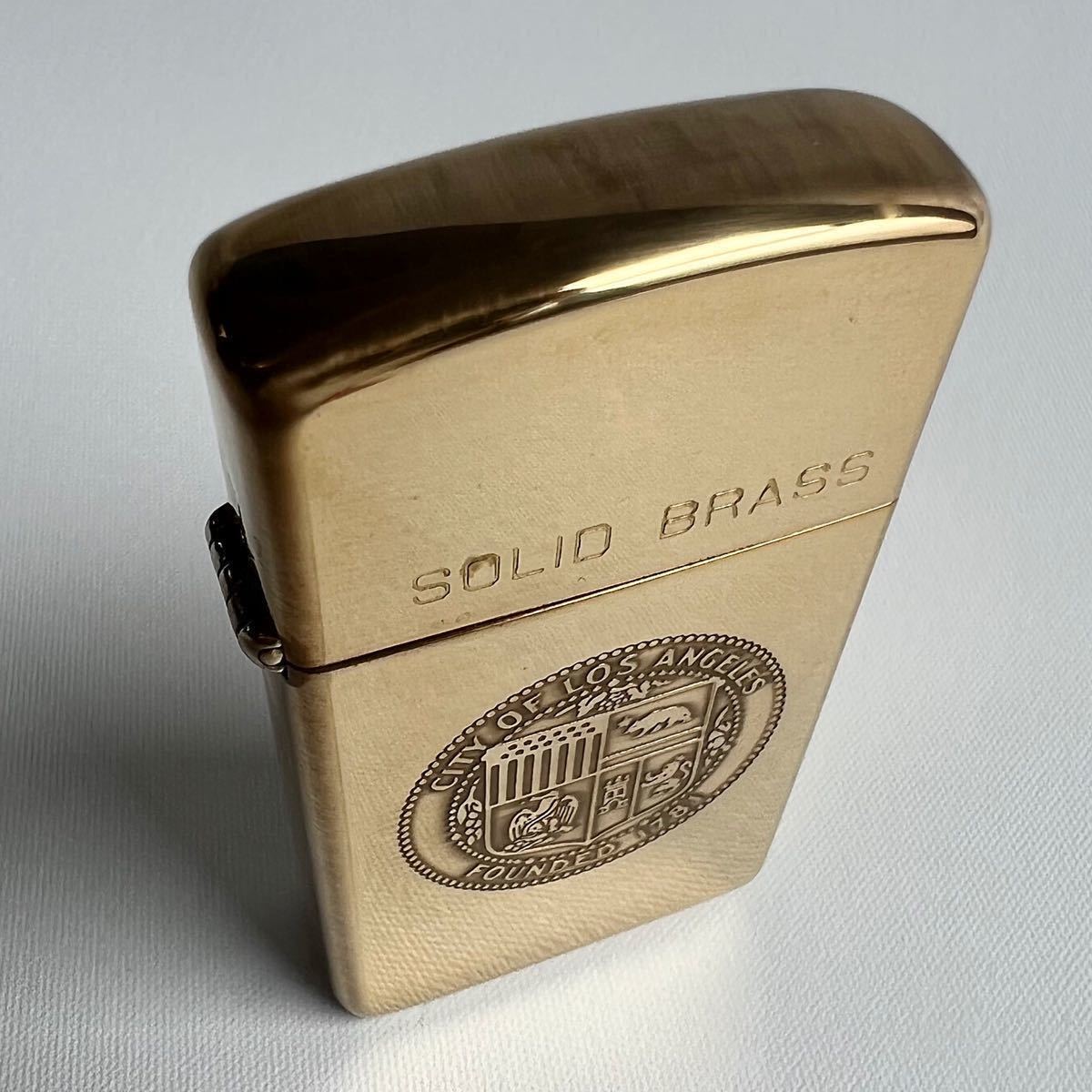 ZIPPO ソリッドブラス ダブルイヤー スリム solid brass 1932 - 1991 真鍮 ジッポー City of Los  Angeles ロサンゼルス ライター(オイルライター)｜売買されたオークション情報、yahooの商品情報をアーカイブ公開 -  オークファン（aucfan.com）