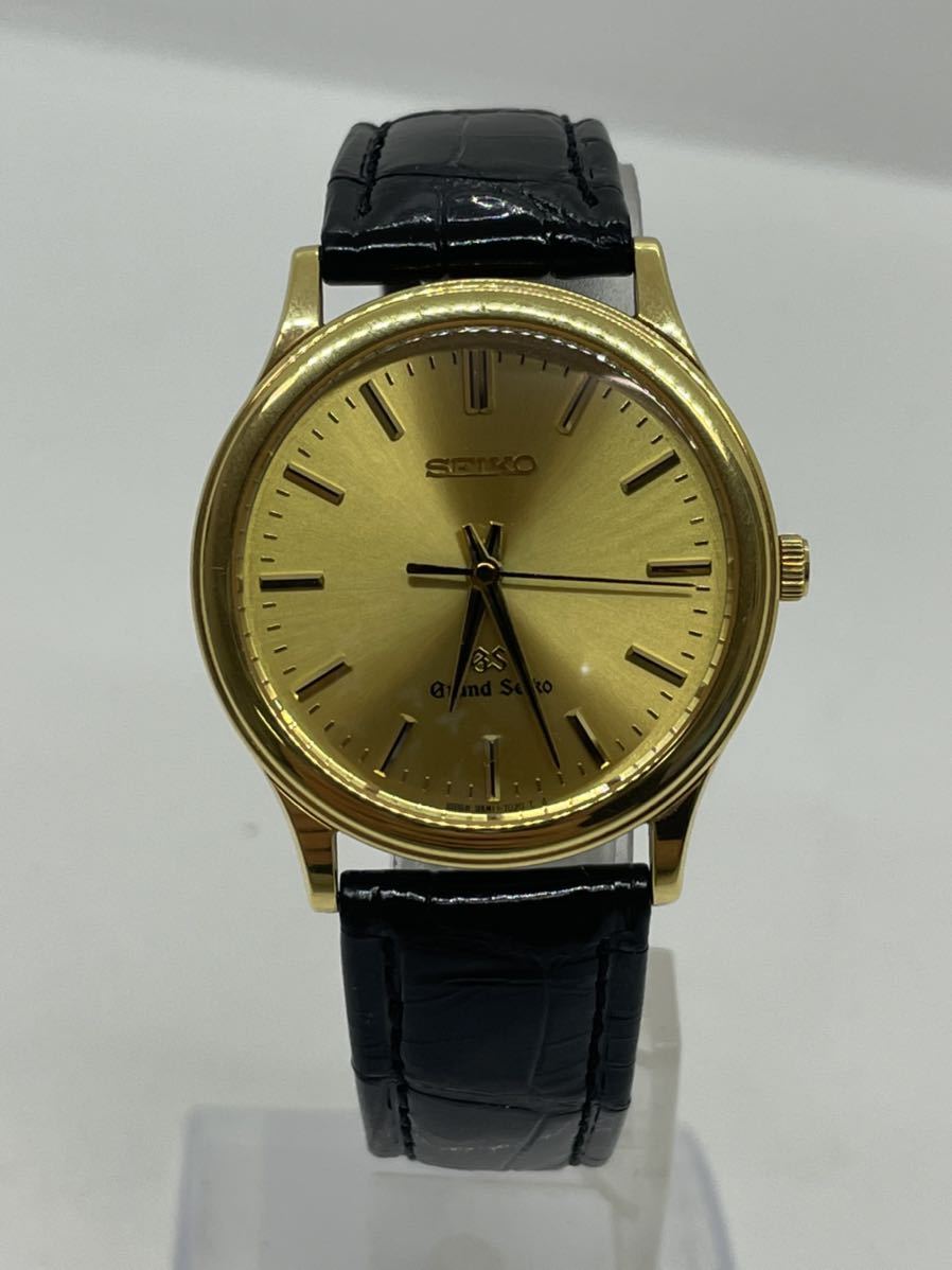 ドッシリし ヤフオク! 金無垢 K18 グランドセイコー - セイコーの