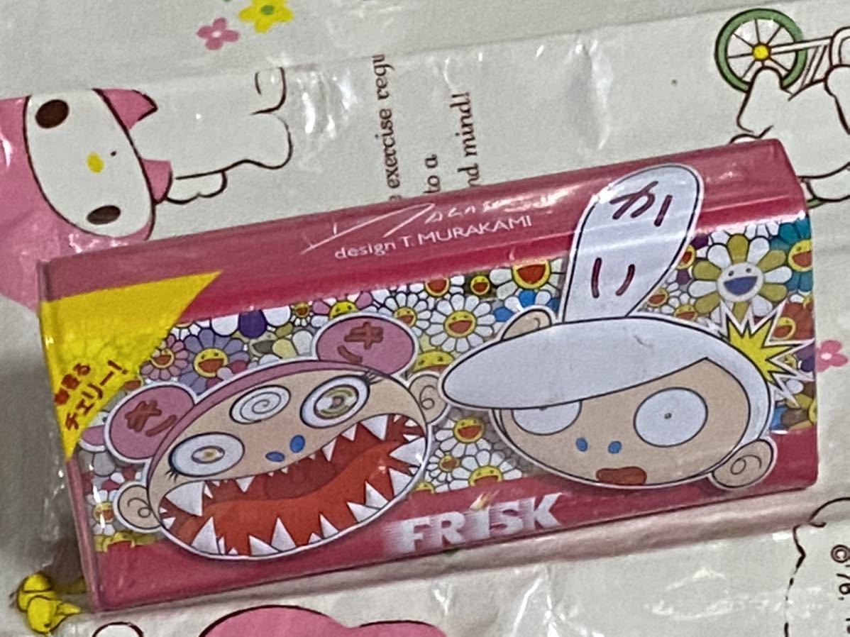 * unopened FRISK Murakami .f squirrel k Neo blue ming Cherry can 42g collection pretty 