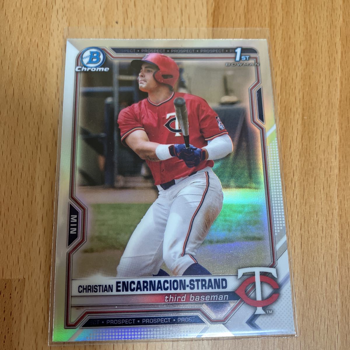 Christian Encarnacion-Stand 1st Bowman Chrome Refractor _画像1