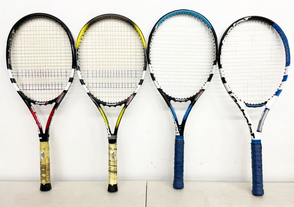 108 Babolat バボラ ピュアドライブ PURE CONTROL/STORM/DRIVE +/CONTEST テニスラケット 4本セット　♪_画像1