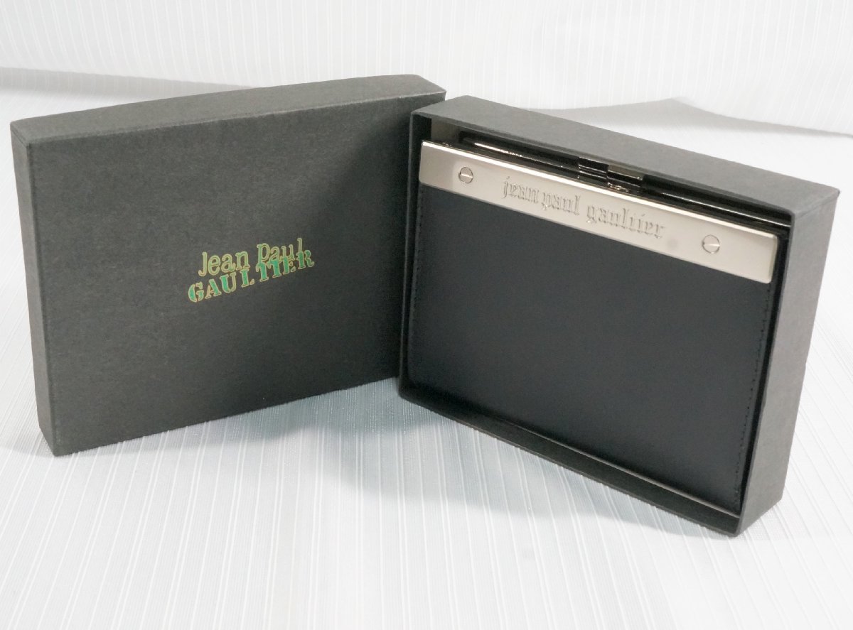 01 送料500円 Jean Paul GAULTIER ジャンポールゴルチエ レザーメタル ...