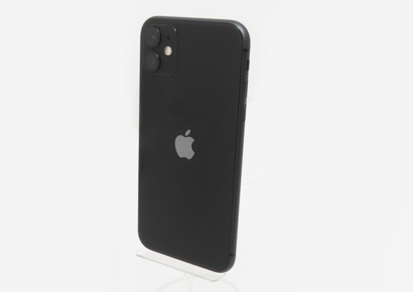 ◇【SoftBank/Apple】iPhone 11 128GB SIMロック解除済み NWM02J/A スマートフォン ブラック_画像1