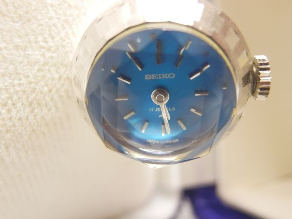 センチ ヤフオク! - ビンテージセイコーブルー文字盤美品 バンドも