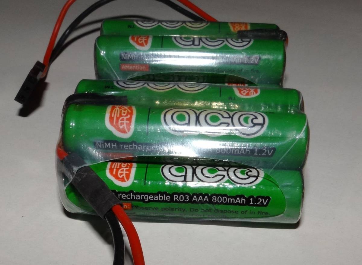 単4　ニッケル水素電池　バッテリーパック　完全ジャンク品　2個セット_画像4