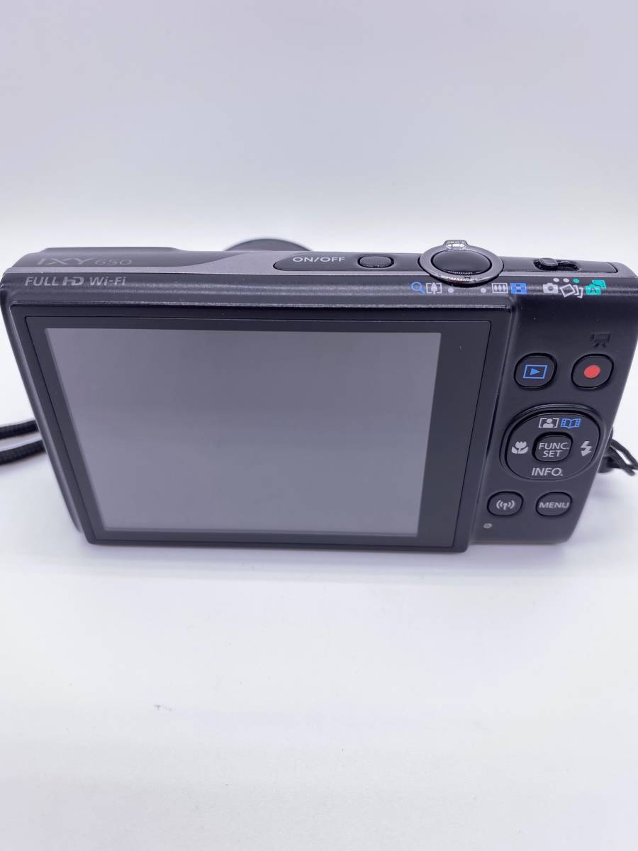 返品送料無料】 Canon コンパクトデジタルカメラ IXY 650 ブラック