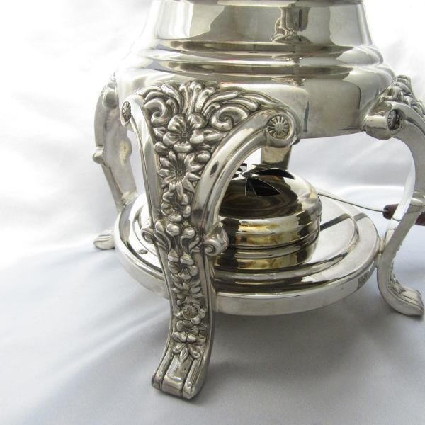 SAMOVAR】 ビクトリアンのサモワール 【シルバープレート】 大型ホット