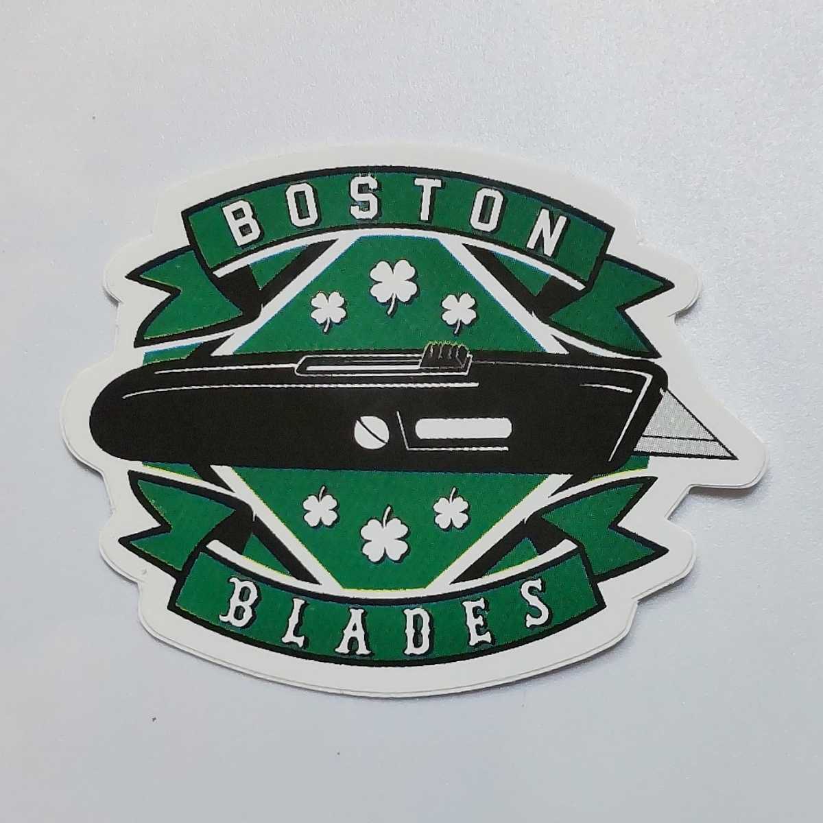 送料63円〜 正規品 FRANK151 BOSTON BLADES ステッカー★ボストン・ブレイズ シール★検)非売品 販促品 フランク151 バーバー BARBER_画像1