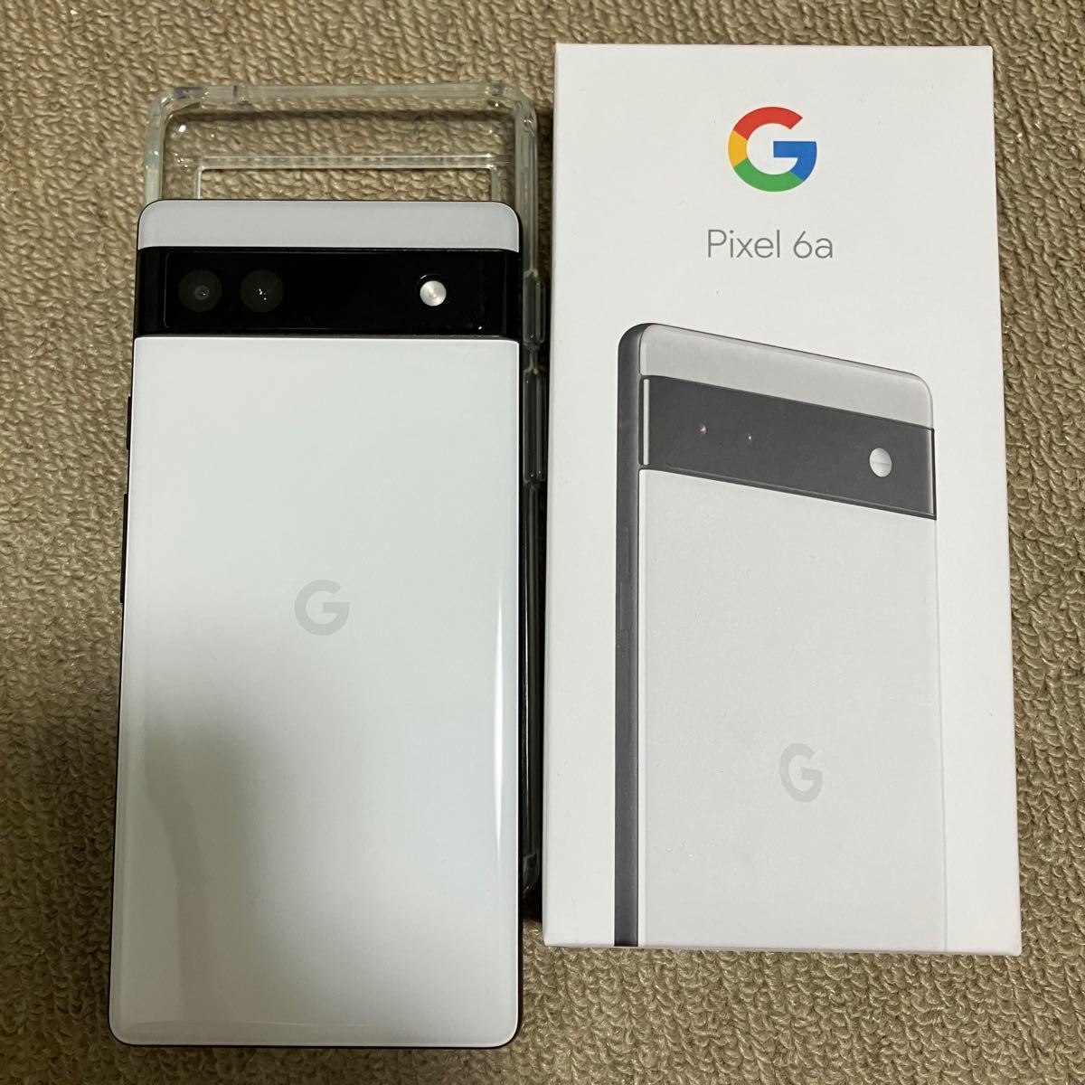 50％割引新品即決 Google Pixel 6a Chalk 128 GB au 一括購入済み スマートフォン本体 スマートフォン/携帯電話
