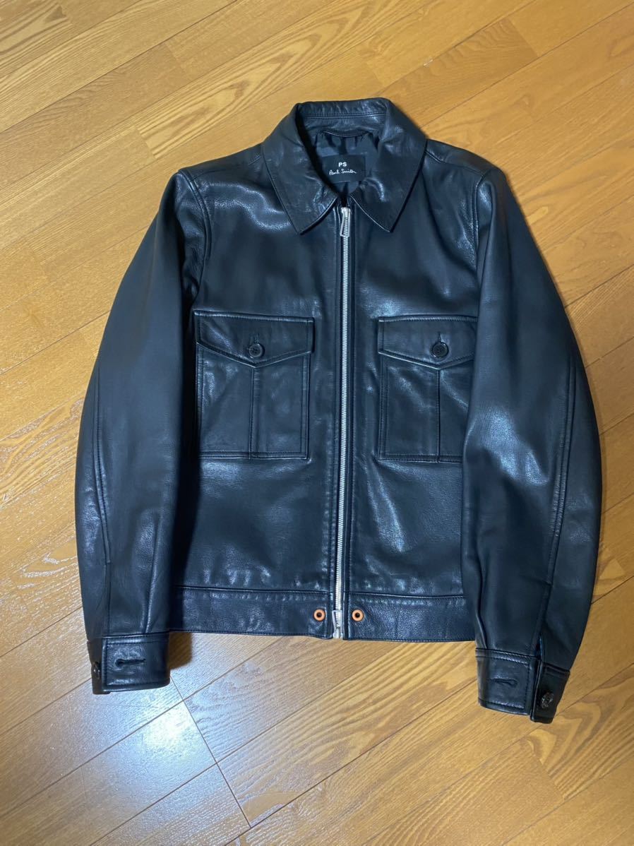 paulsmith paul smith ポールスミス ライダースジャケット レザー