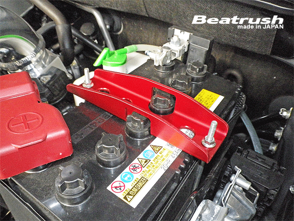 [LAILE/ Laile ] Beatrush аккумулятор крепление, опора красный Suzuki Swift Sports ZC32S/ZC33S [S1411BSR]