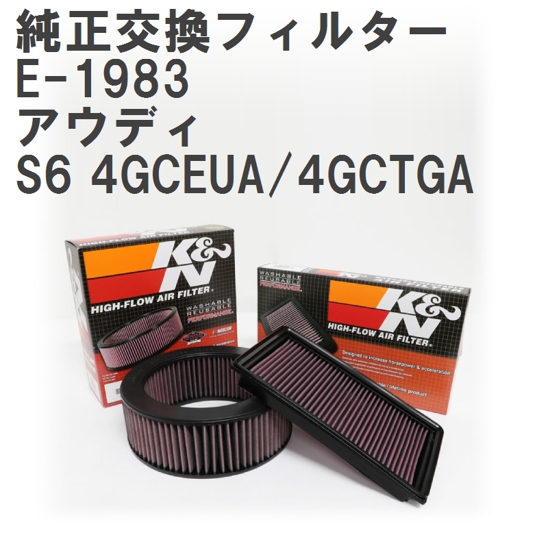 【GruppeM】 K&N 純正交換フィルター 4G0133843 アウディ S6 4GCEUA/4GCTGA 12-19 [E-1983]_画像1