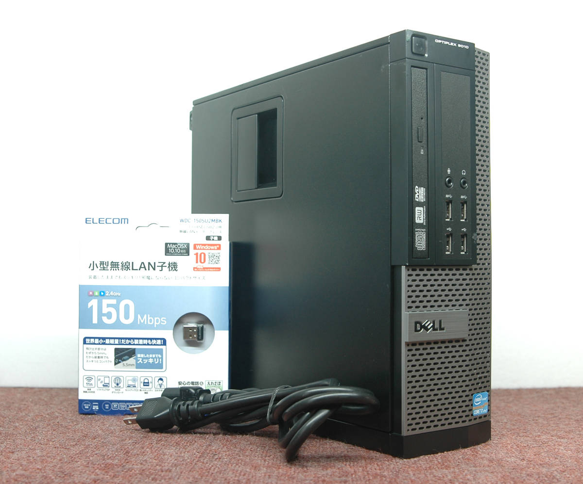 □■Core i7-3770/大容量24GBメモリ/新品SSD256GB+HDD2TB！DELL OPTIPLEX 9010 SFF / MS Office2021 / Wi-Fi / Win10 / USB3.0_画像1