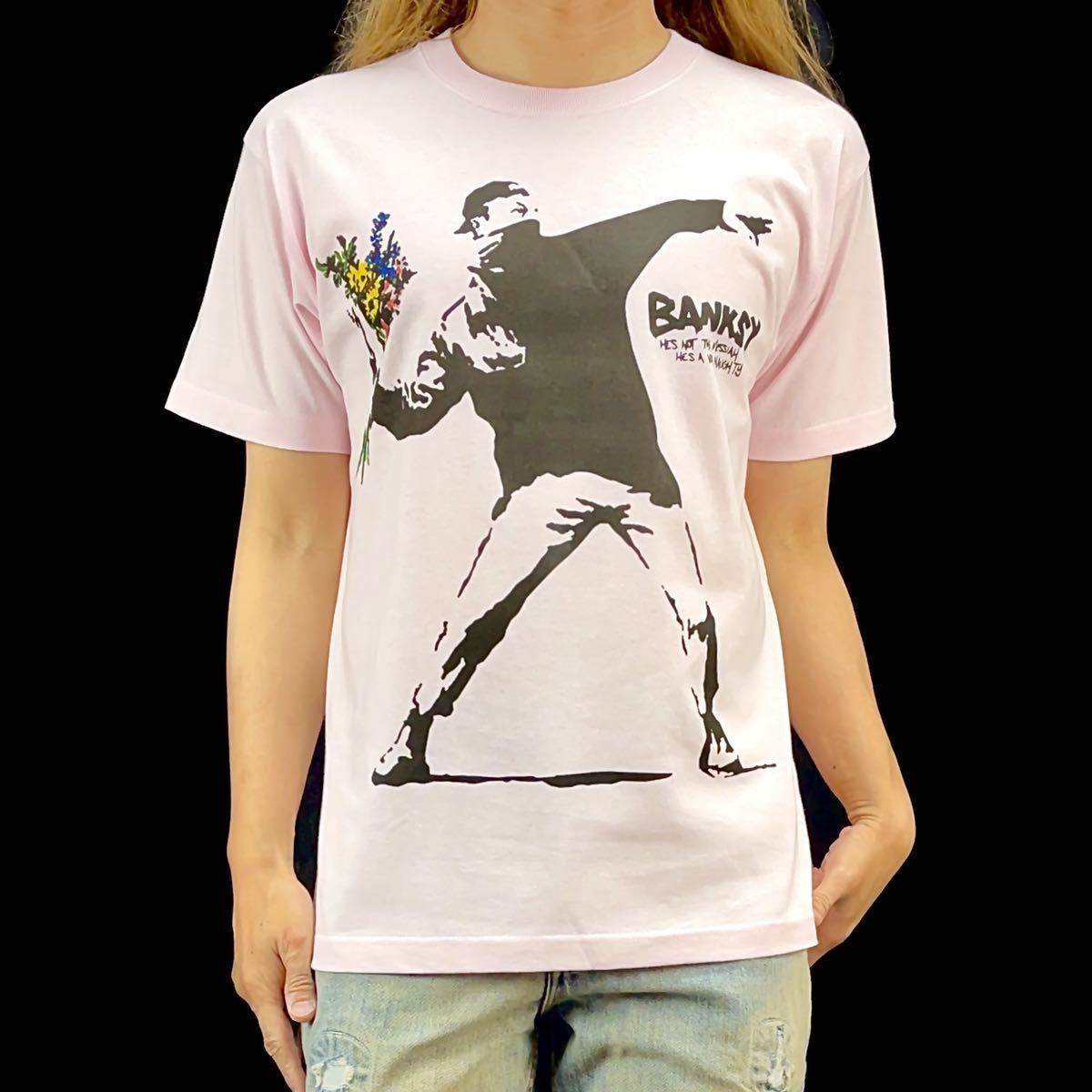 新品 バンクシー BANKSY 花束投げ Flower Thrower グラフィティ ライト