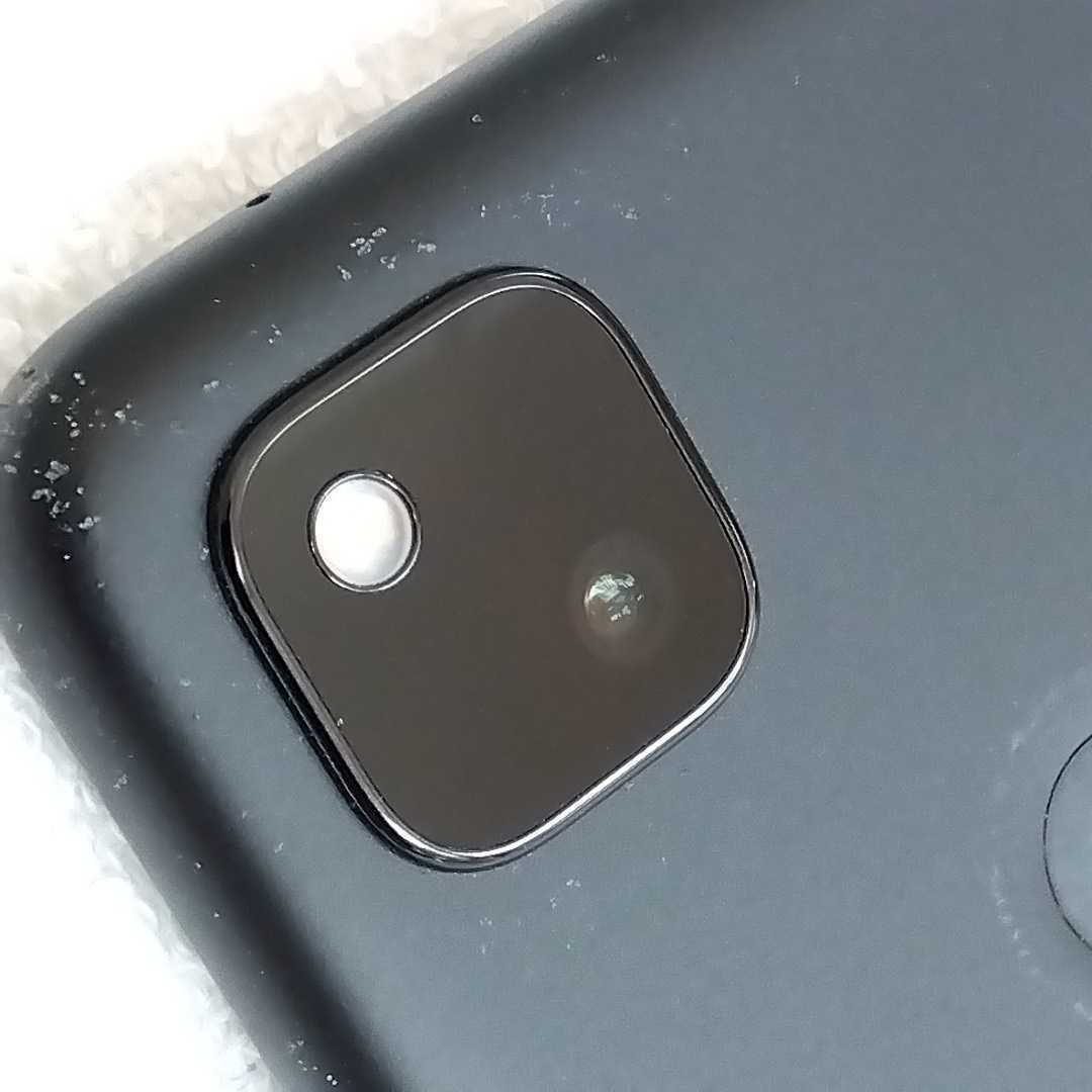 【訳あり現状出品】残債無し・SIM解除済　Google Pixel 4a(Just-Brack)　128GB_背面カメラガラスに目立った傷はありません