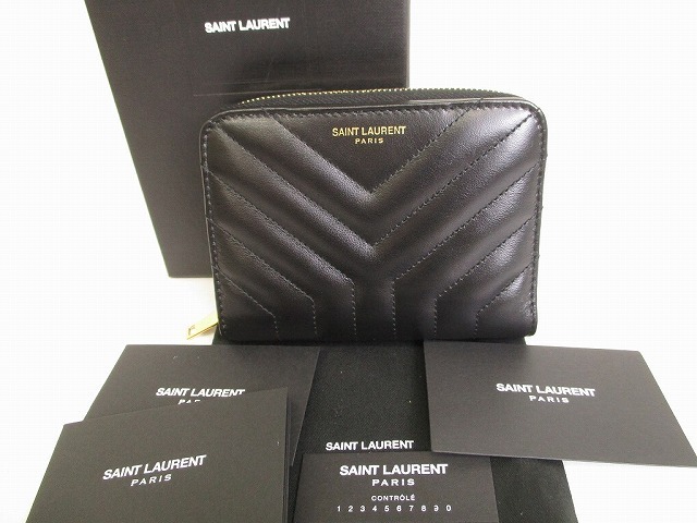 新品未使用 SAINT LAURENT PARIS サンローランパリ 折り財布-