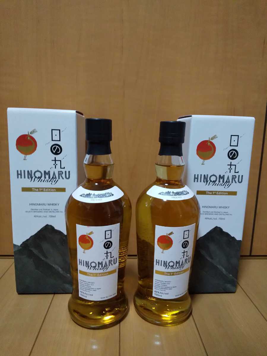 木内酒造 日の丸ウイスキーThe1stEdition2本set(日本ウイスキー3000