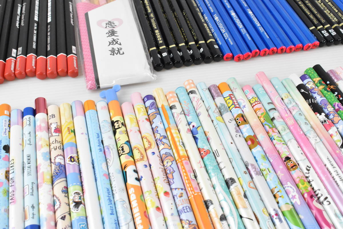 1円~☆H057☆未使用品☆鉛筆 HB/2B/3B/4B/B まとめて290点セット