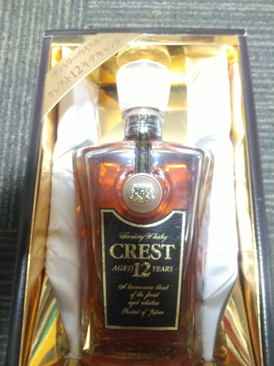 【新発売】 サントリー　CREST クレスト　12年　古酒 ウイスキー