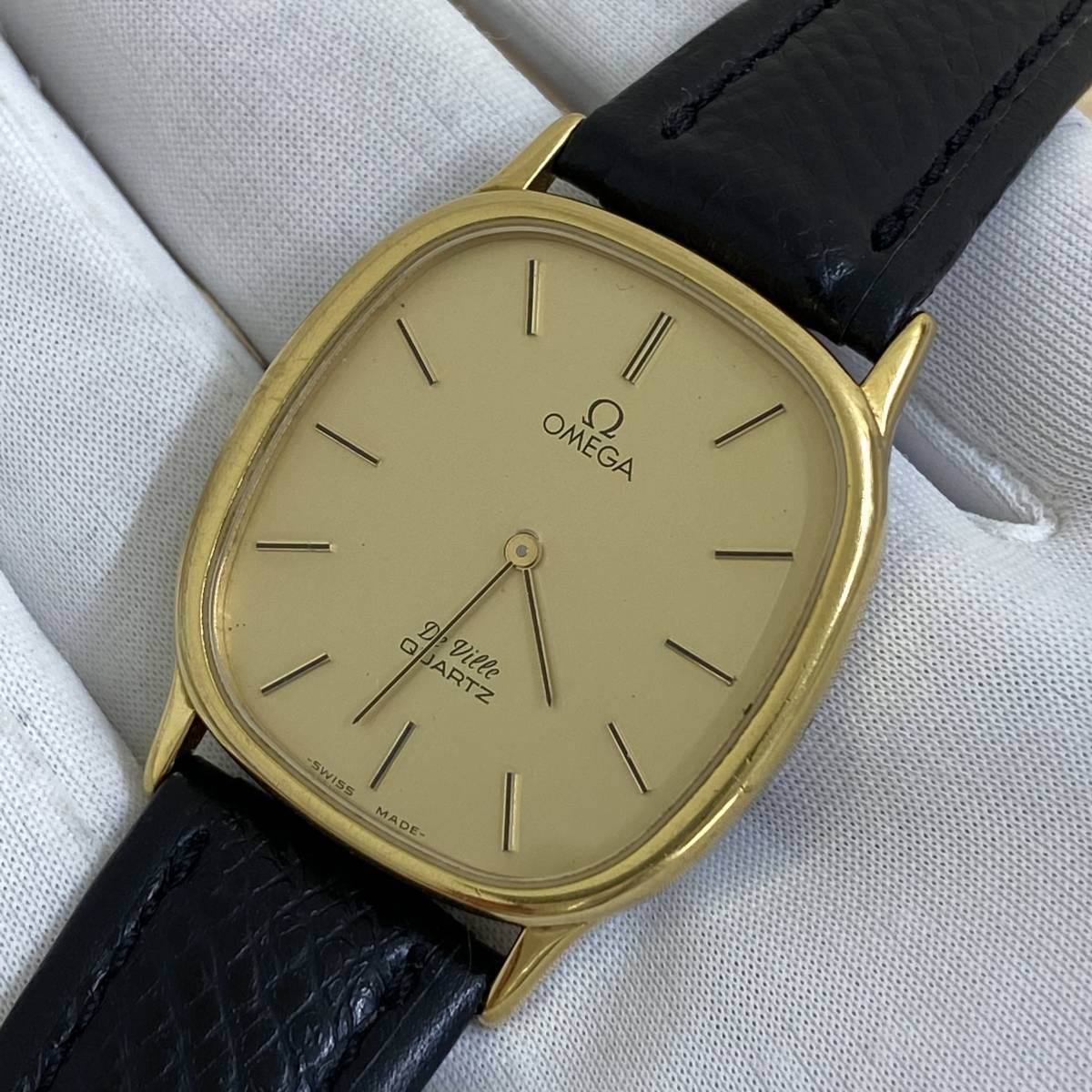 訳あり品】OMEGA Deville デビル Quartz 38mm 腕時計 レディース