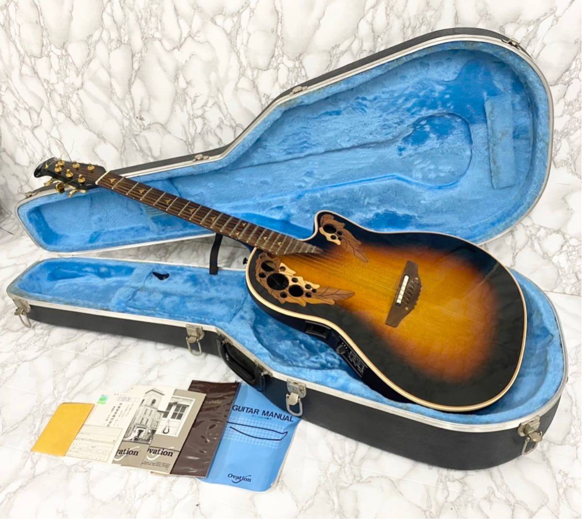 ヤフオク! - 美品 Ovation 1868 Elite エレアコ オベ...