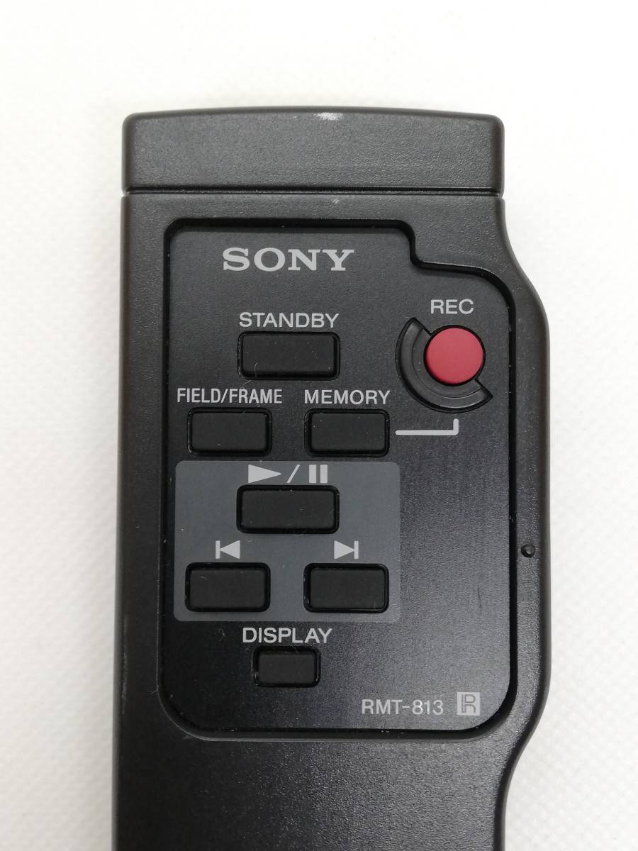 〈593）SONY RMT-813　ビデオカメラ　リモコン_画像2