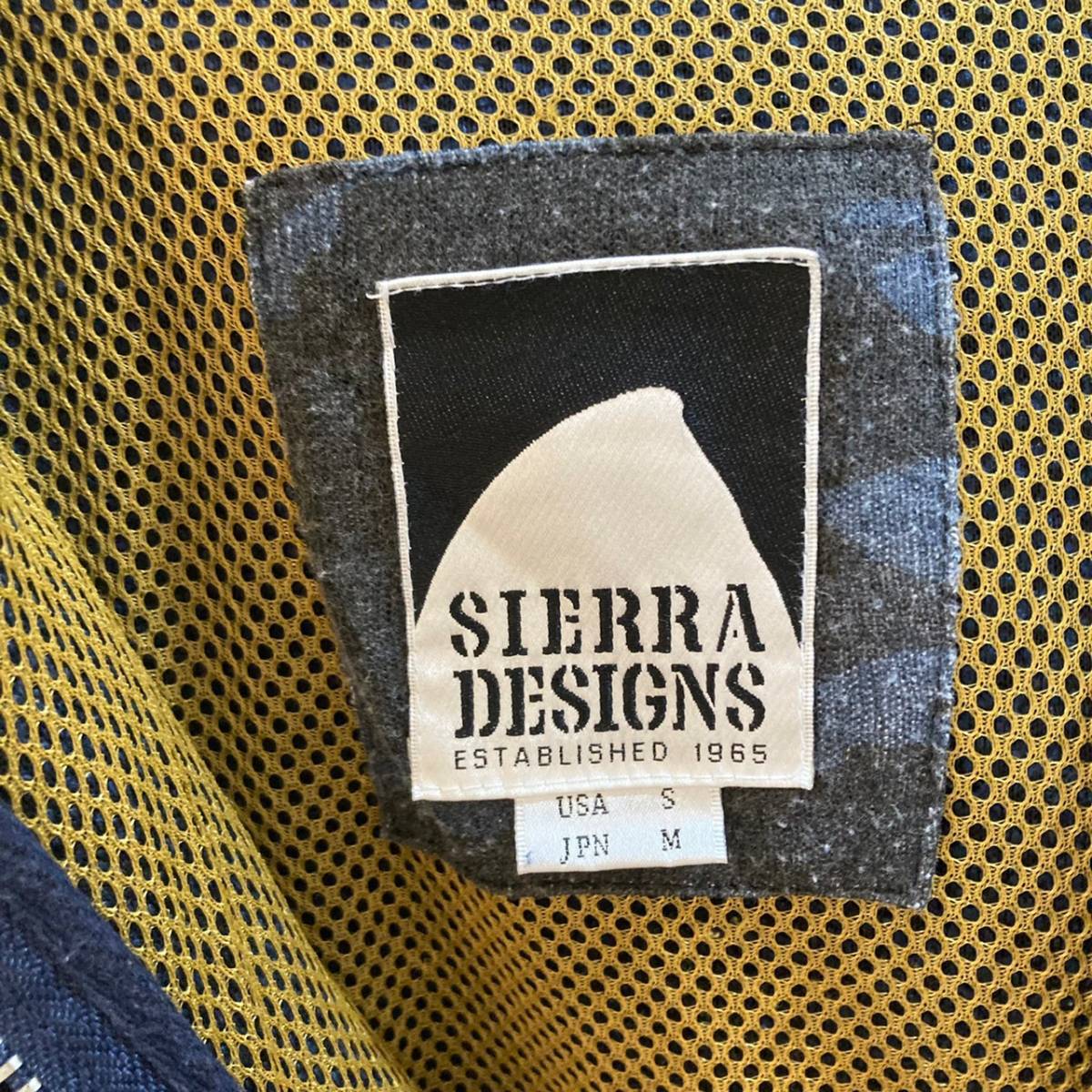 SIERRA DESIGNS/シェラデザイン モコモコ ボアパーカー ネイビー 紺 メンズ M　アウトドアキャンプ_画像5