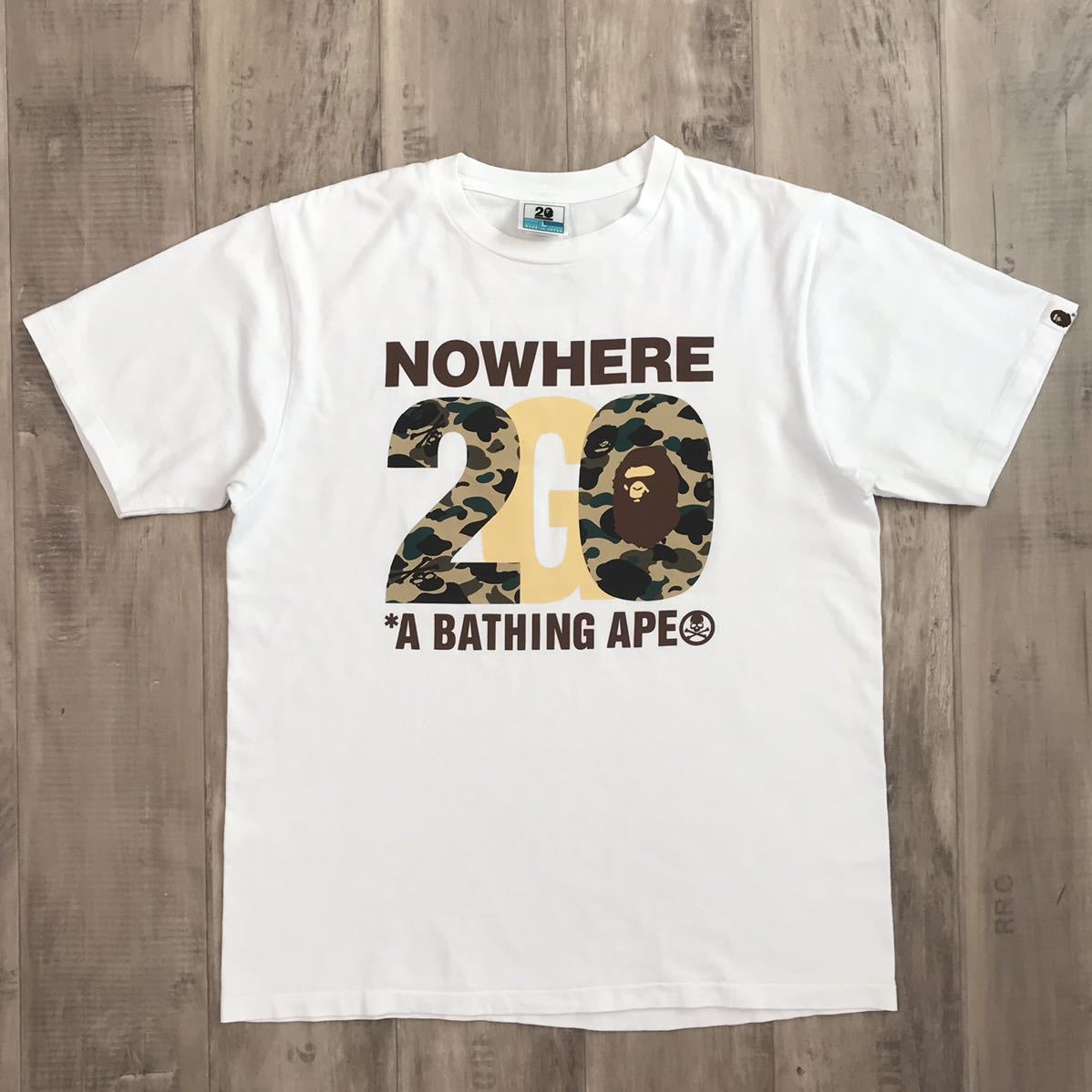 ★激レア★ mastermind NW20周年記念 Tシャツ Lサイズ a bathing ape bape エイプ ベイプ マスターマインド 20th nigo 本間正章 MMJ c82_画像1