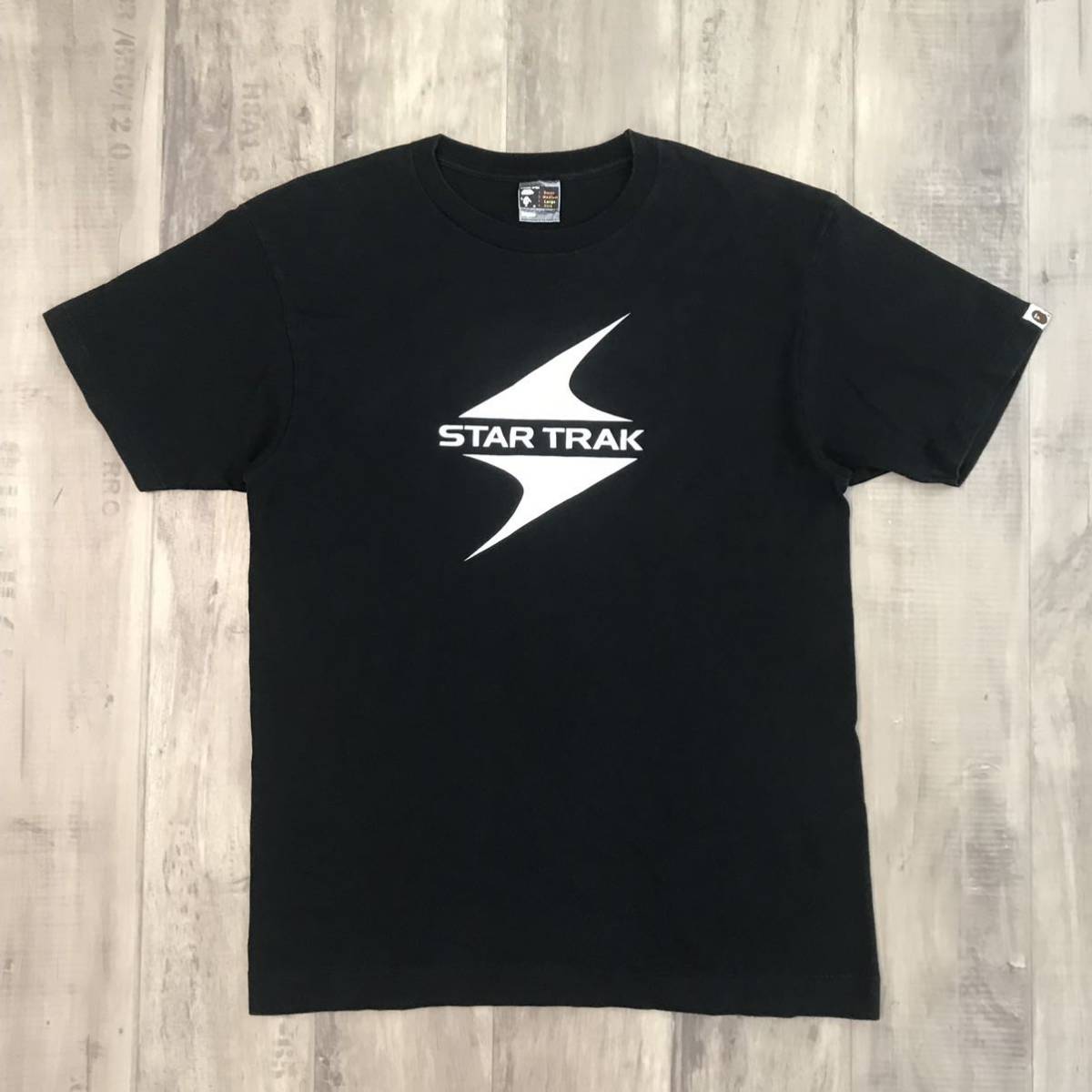 最適な材料 BAPE ape bathing a Lサイズ Tシャツ logo trak star ☆激