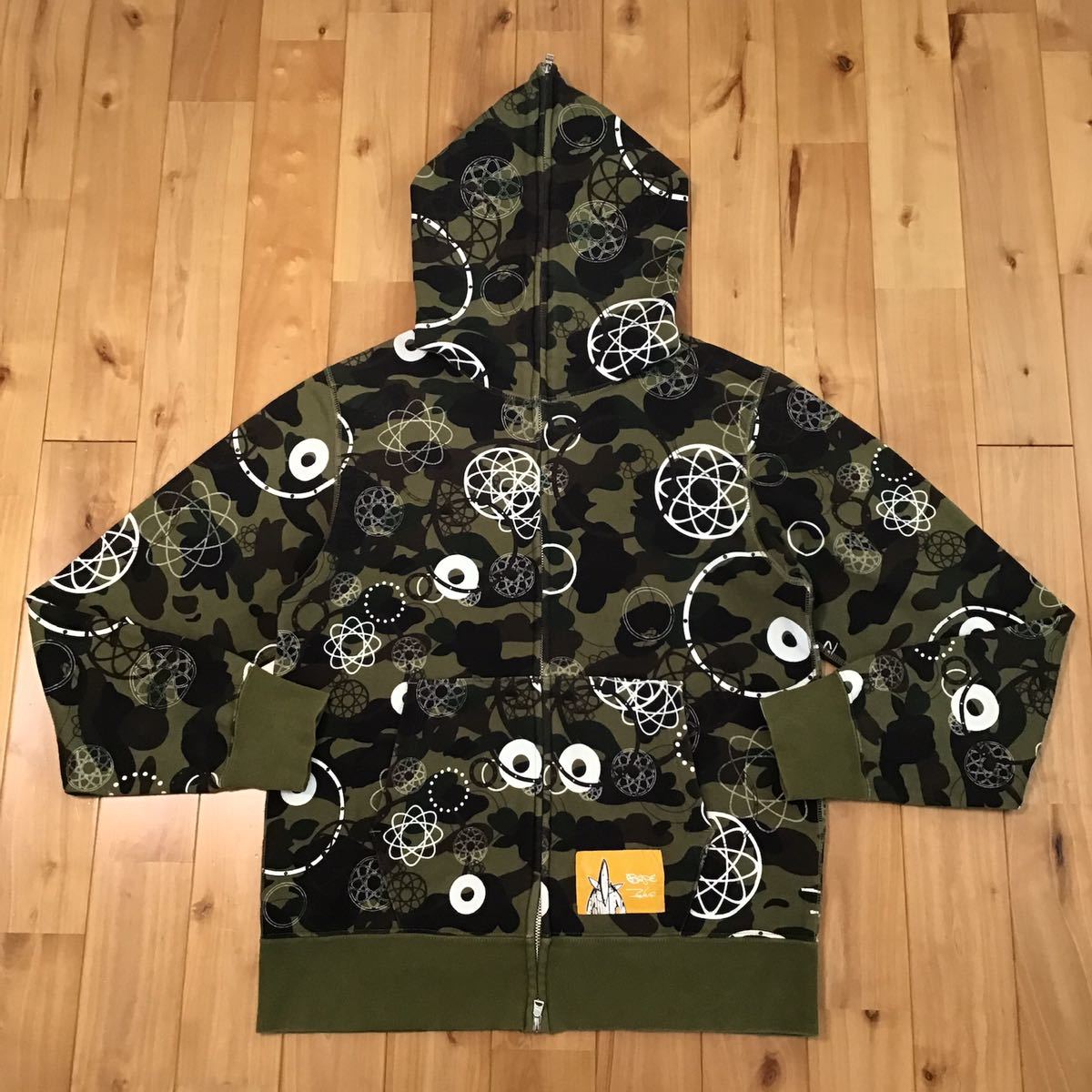 ★激レア★ futura × BAPE フルジップ パーカー Lサイズ a bathing ape full zip hoodie エイプ ベイプ アベイシングエイプ 迷彩 m230