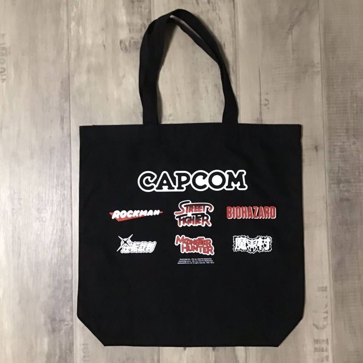 ★激レア★ CAPCOM × BAPE big head トートバッグ a bathing ape tote bag カプコン マイロ milo エイプ ベイプ アベイシングエイプ スト2_画像2