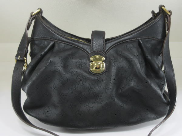 □美品!ルイヴィトン マヒナXS モノグラムマヒナ M95972 ショコラ