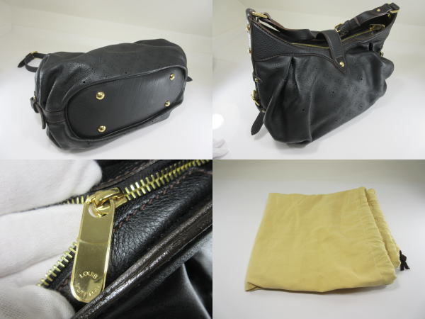 □美品!ルイヴィトン マヒナXS モノグラムマヒナ M95972 ショコラ