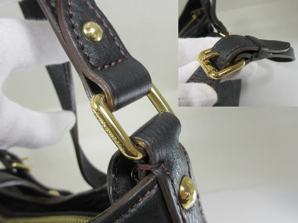 □美品!ルイヴィトン マヒナXS モノグラムマヒナ M95972 ショコラ