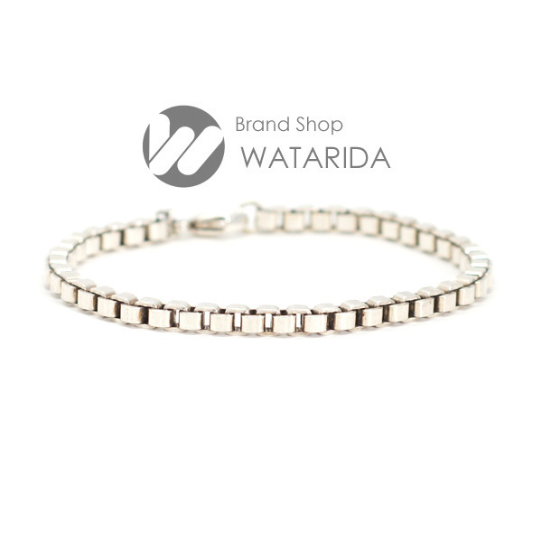ティファニー Tiffany & Co. ヴェネチアン ブレスレット SV925 腕周り