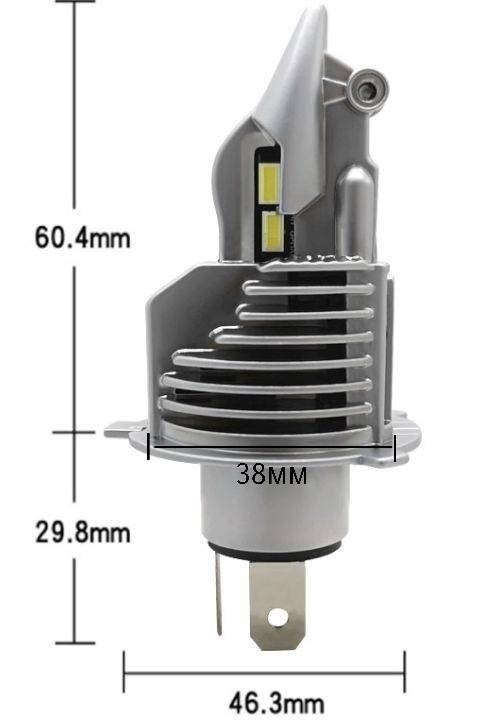 車検対応 H4 グランドマジェスティ400/ディバージョン/FJ1200 Hi Lo 切替え　LED　バルブ　ヘッドライト ホワイト　8000lm 6500K._画像7