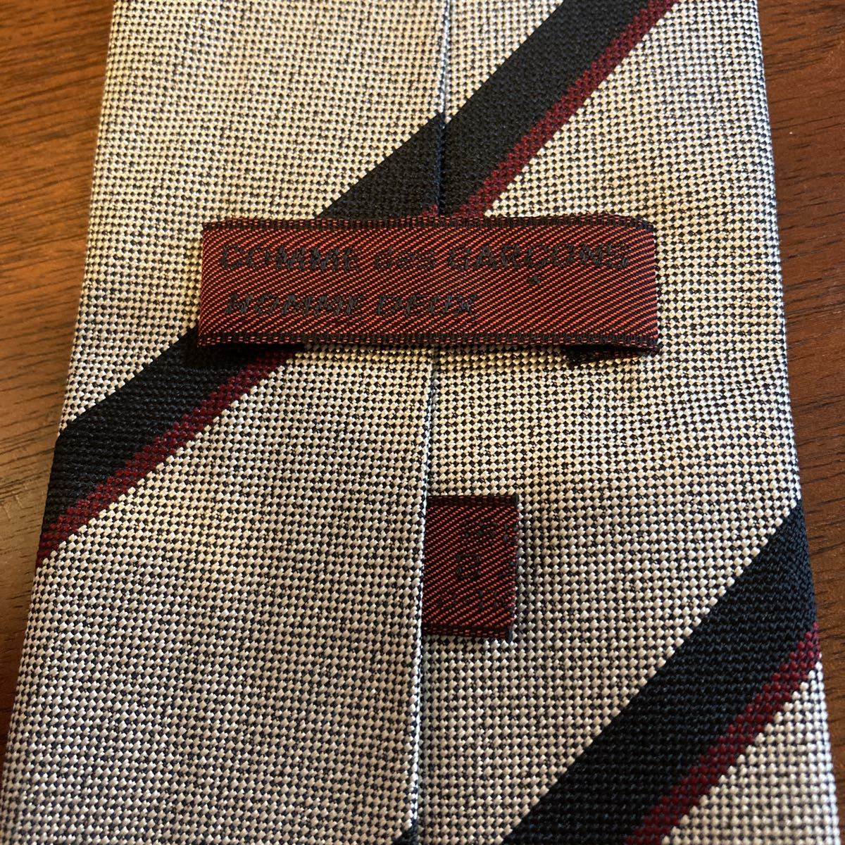  beautiful *COMME des GARCONS HOMME DEUX* stripe design necktie * Comme des Garcons Homme du