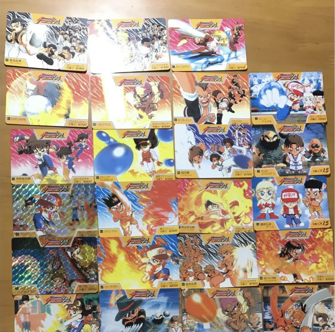 23枚☆ 餓狼伝説 THE KING OF FIGHTERS 94 カード 1994キング・オブ・ファイターズ/KING OF FIGHTERS