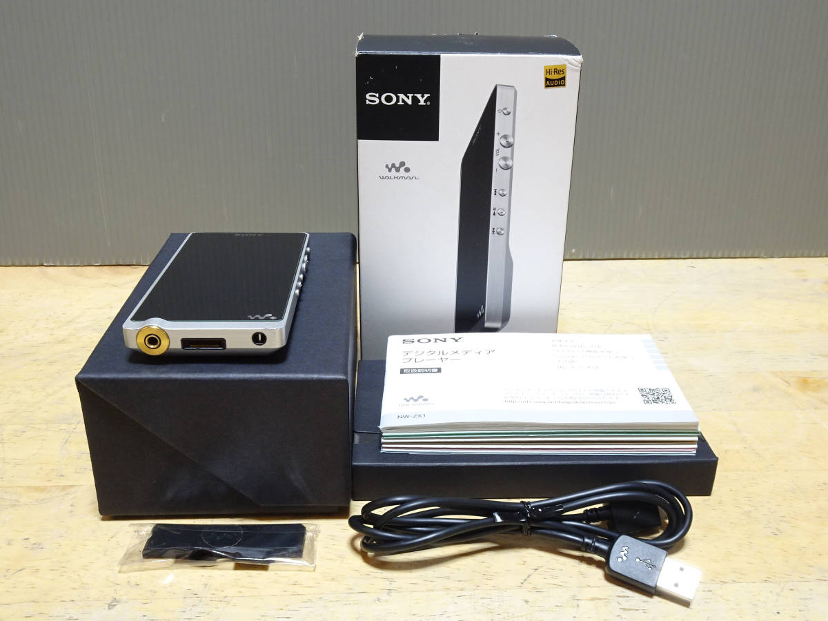 SONY ハイレゾウォークマン NW-ZX1 シルバー 128GB umbandung.ac.id