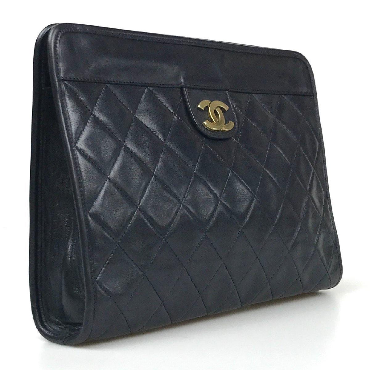 春先取りの CHANEL シャネル セカンドバッグ クラッチバッグ チェーン