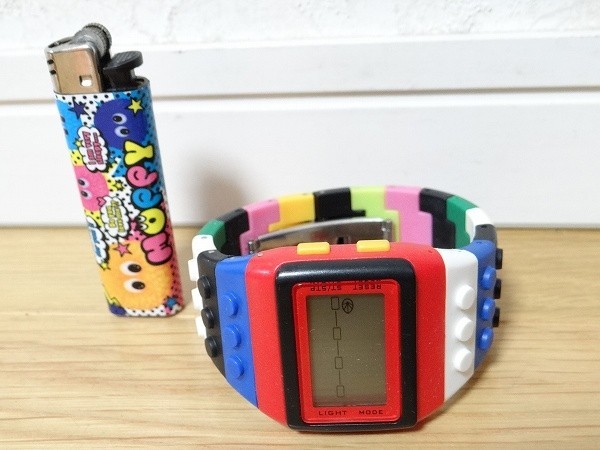  rare digital watch block rainbow color Rainbow colorful wristwatch 