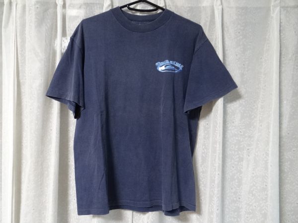 希少 80年代 ビンテージ USA製 QUIKSILVER クイックシルバー オールドサーフ Tシャツ BOYS XLサイズ レトロ 当時物_画像1