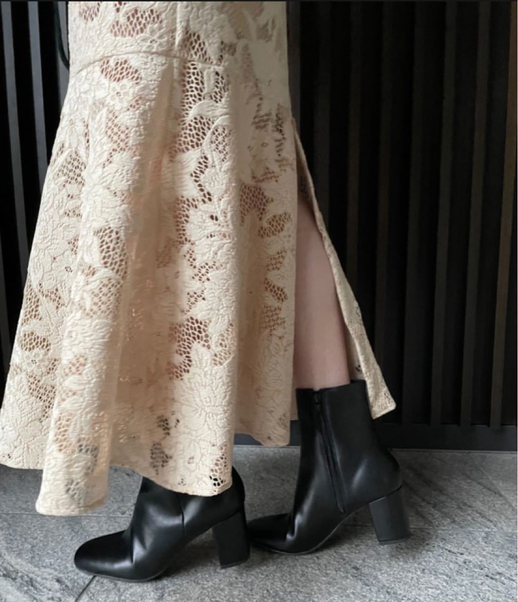 PayPayフリマ|Acka lace mermaid skirt(アイボリー)