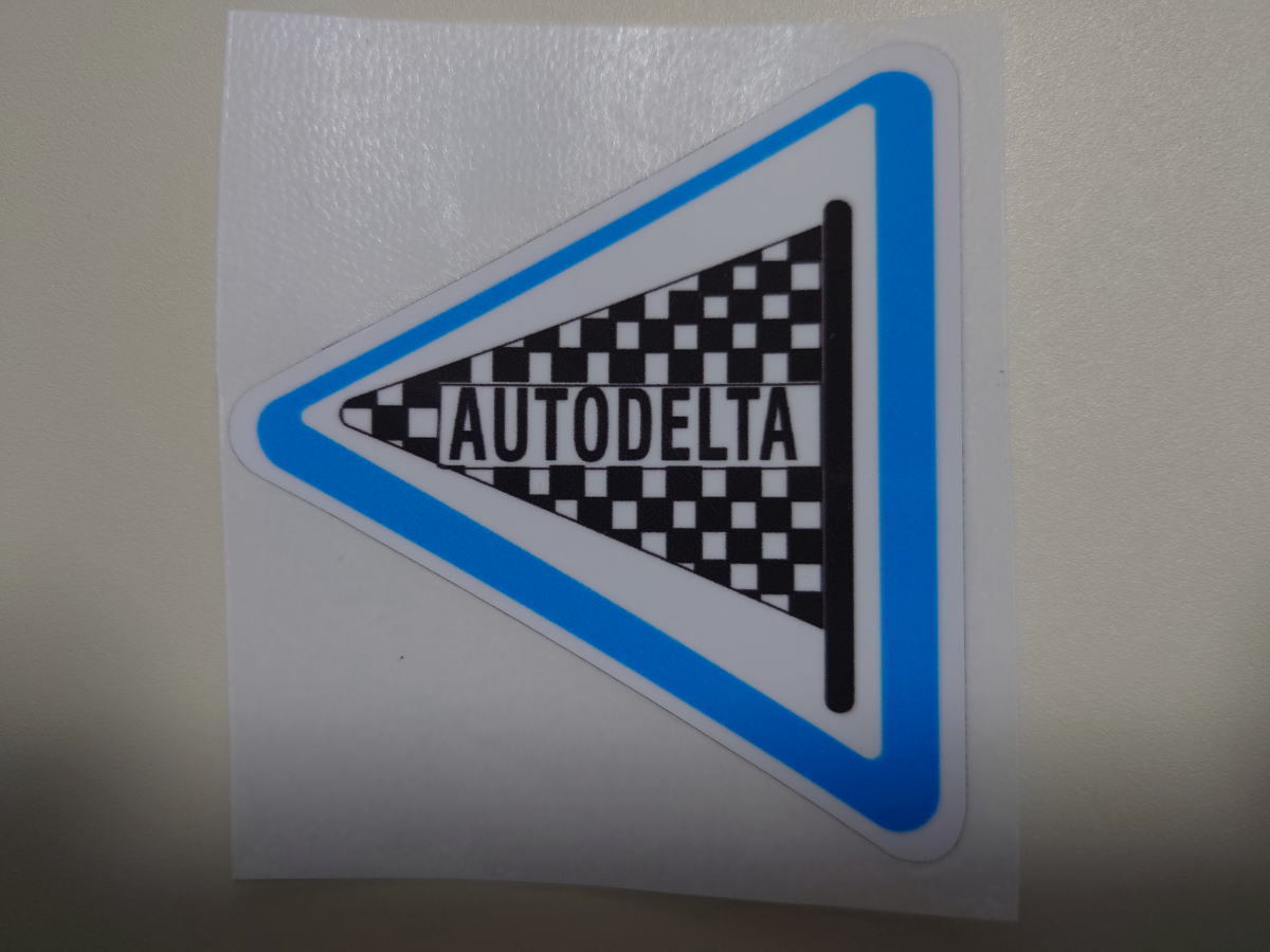 アルファロメオ 新型ジュリア(952)用 GTA/m化用 「AUTO DELTA」ステッカー 左右分セット